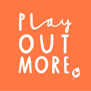 Pre-order PLAY OUT MORE Kids Orange Sweatshirt  - 100% organic cotton