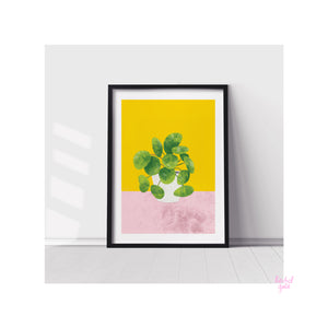 Pilea, Monstera, Mother’s Tongue Art Prints - NEW - The Plant Collection - eco-friendly A4, unframed