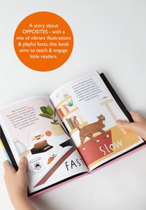 Mac & Jac - A Story of Opposites - NEW! Hard cover, 100% planet-friendly materials