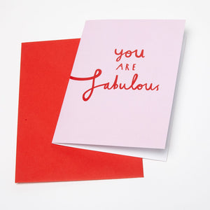 You are Fabulous Art Print - A4, unframed, planet-friendly materials