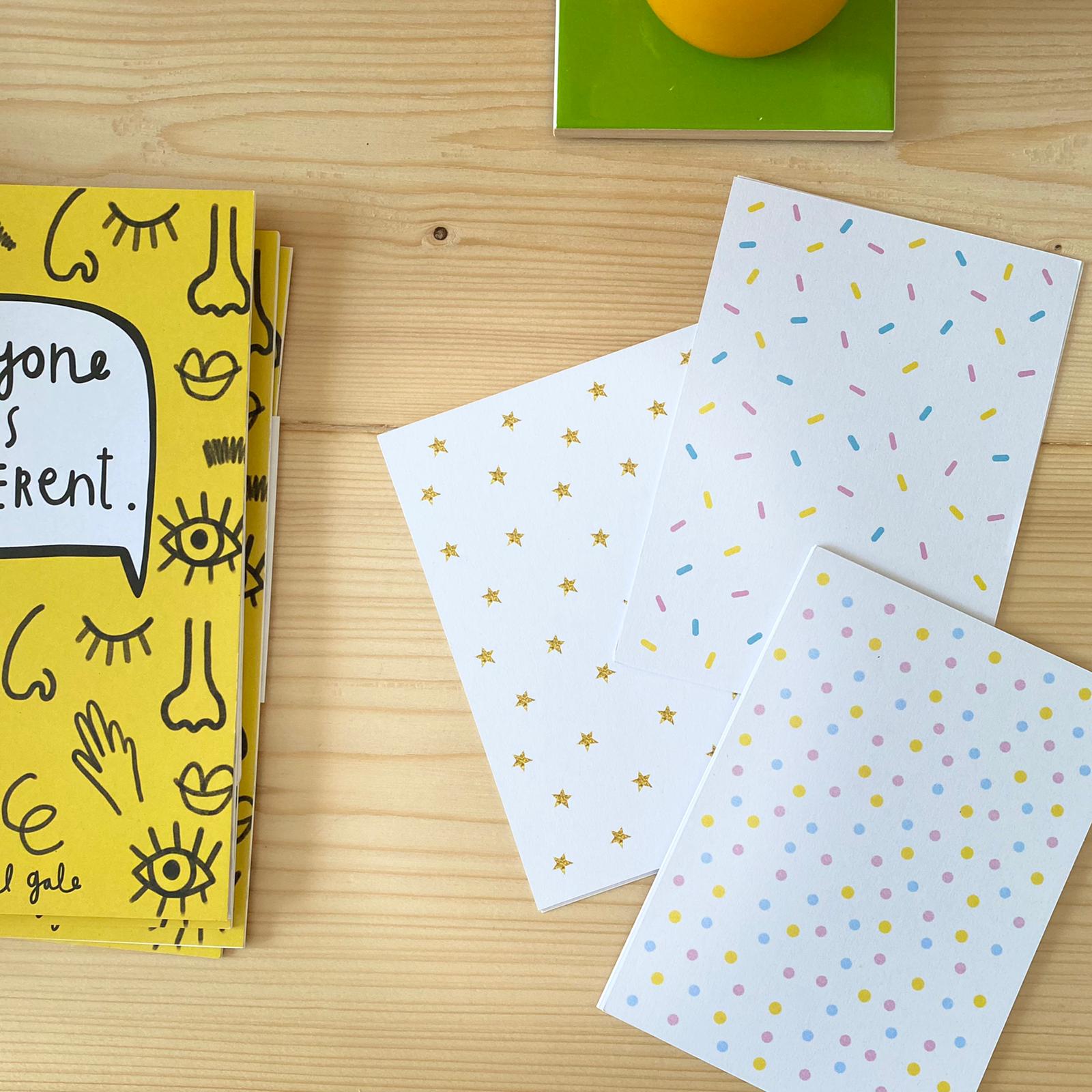 Party Invitations - Choose from 3 designs - Pack of 10 with envelopes - 100% planet-friendly materials!