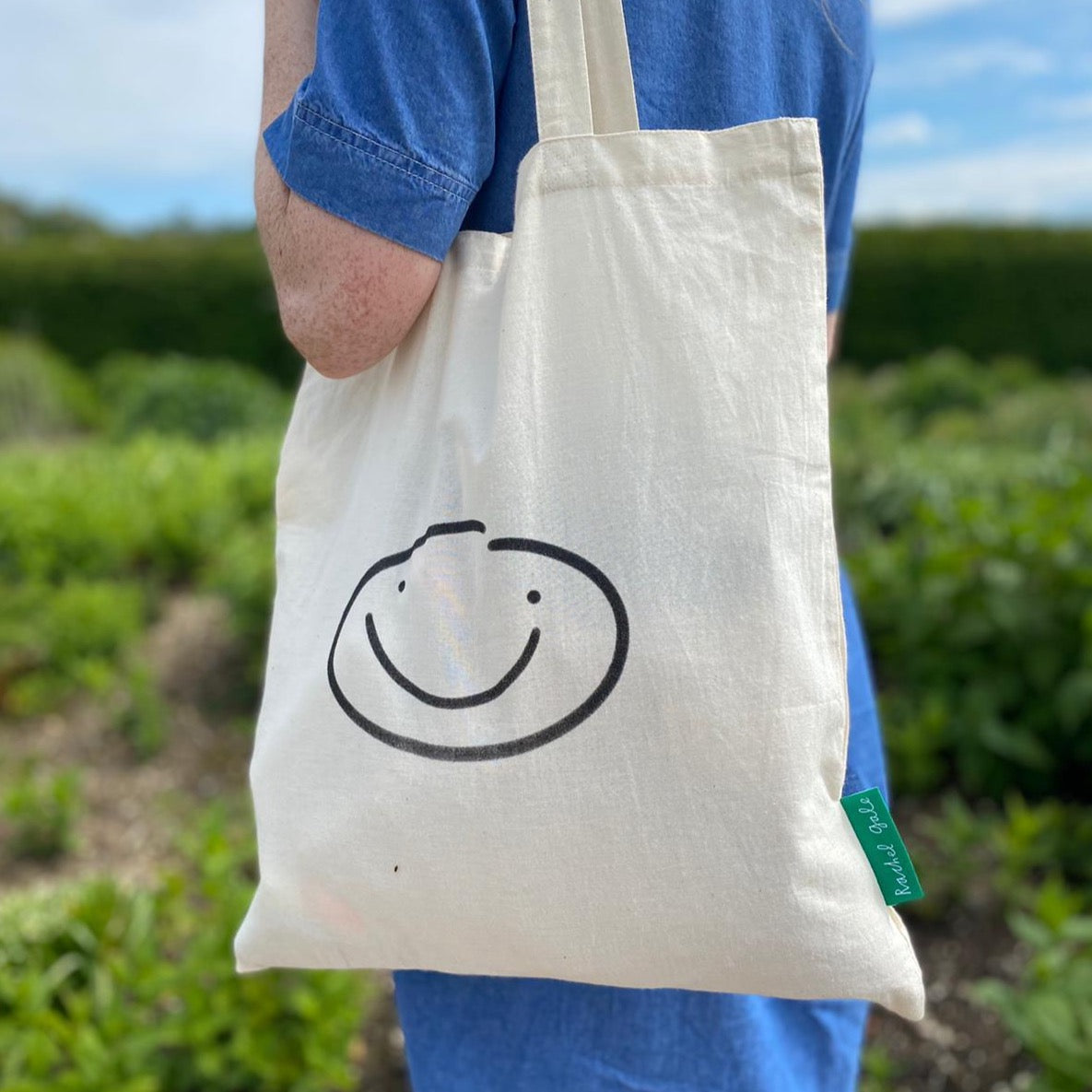 Smiley Organic Tote Bag/Shopper - NEW!
