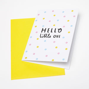 Hello Little One - A6 Greeting card - Planet-friendly materials
