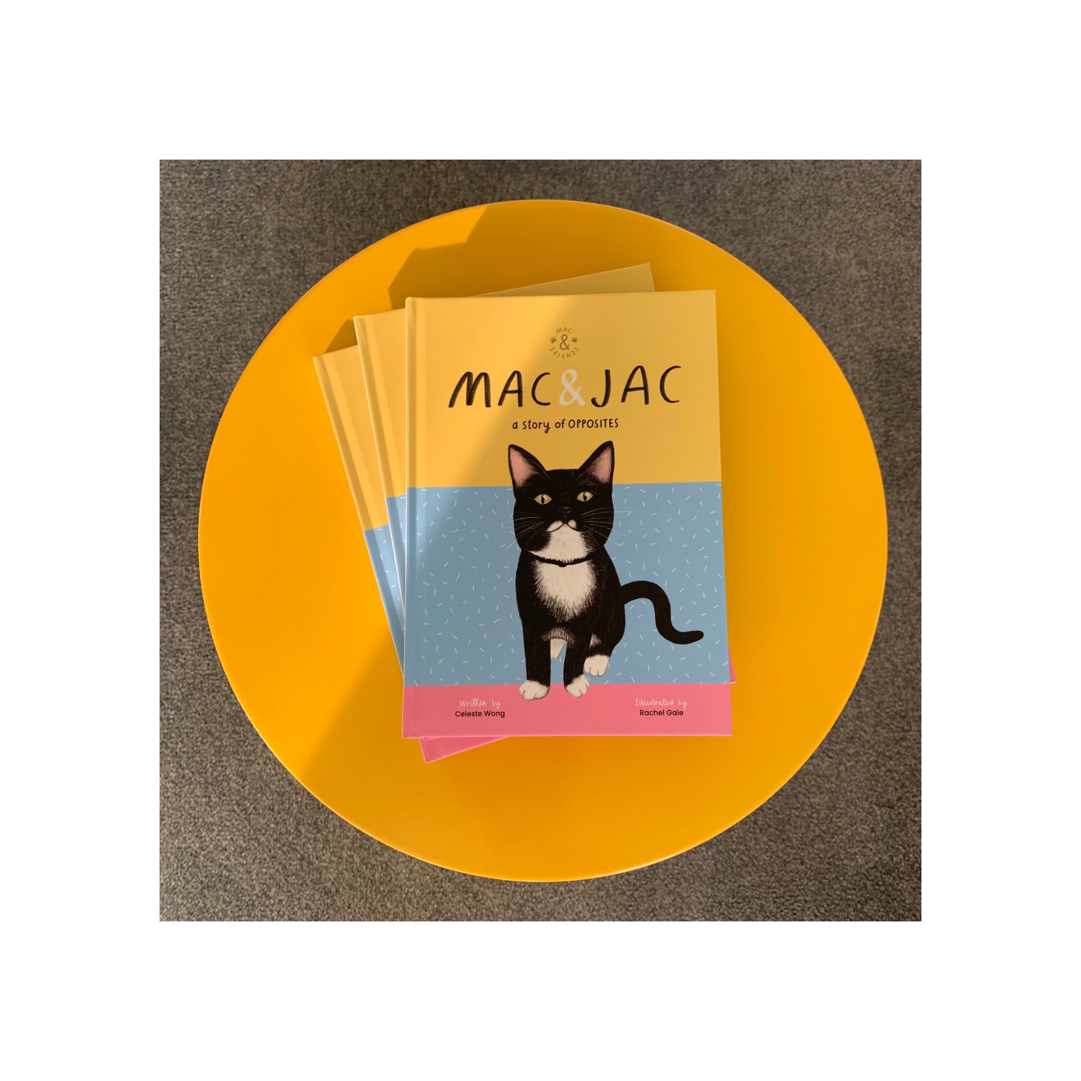 Mac & Jac - A Story of Opposites - NEW! Hard cover, 100% planet-friendly materials