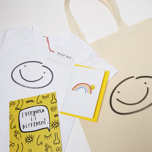 Smiley Organic Tote Bag/Shopper - NEW!