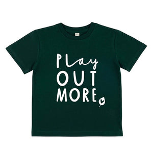 Pre-order PLAY OUT MORE Kids T-Shirt - 100% organic cotton