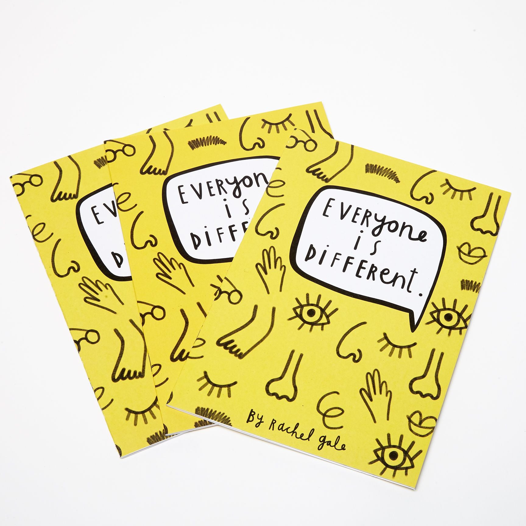 Everyone is Different - A little book with a BIG message - Illustrated and published by Rachel Gale