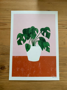 Pilea, Monstera, Mother’s Tongue Art Prints - NEW - The Plant Collection - eco-friendly A4, unframed