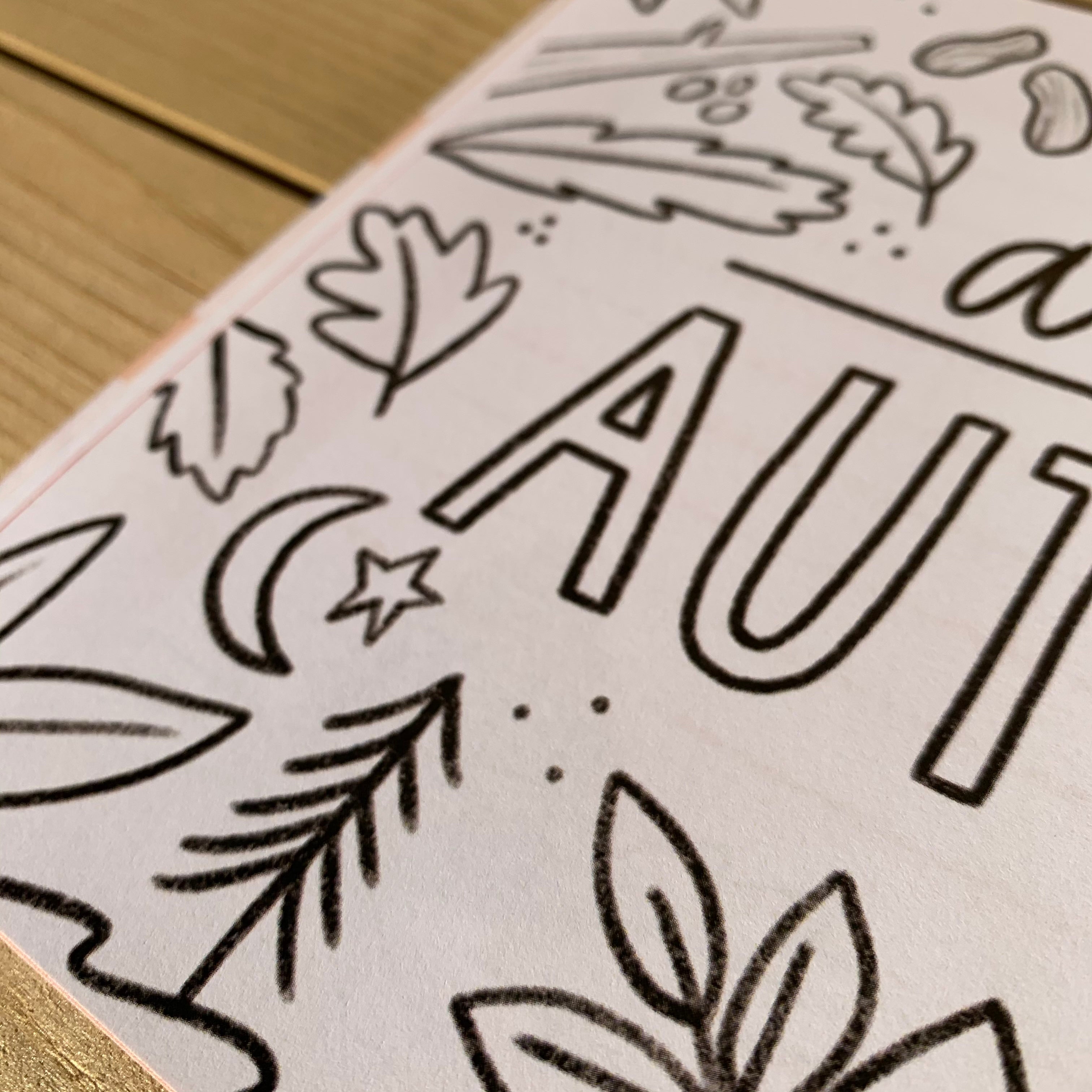 Autumn Things Activity Journal