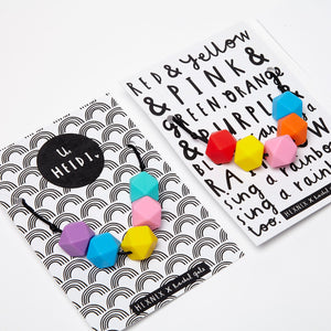 Teething Necklace - Two designs - Made in collaboration with HexNex