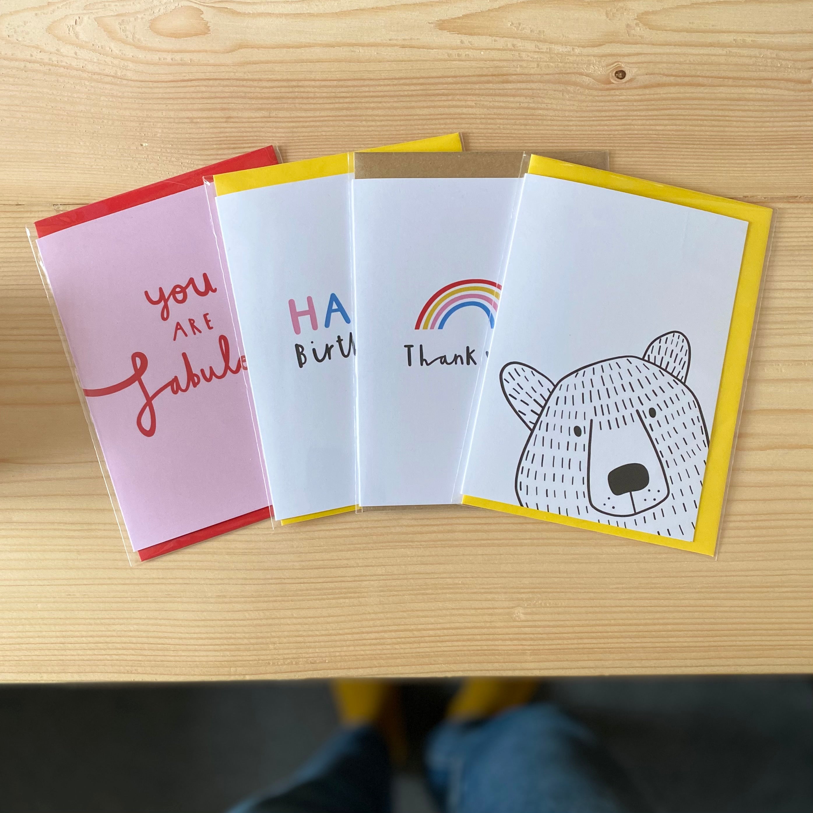 Rainbow - A6 Greeting card - Planet-friendly materials