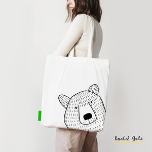 PREORDER - Mr Bear Organic Tote Bag - coming July!