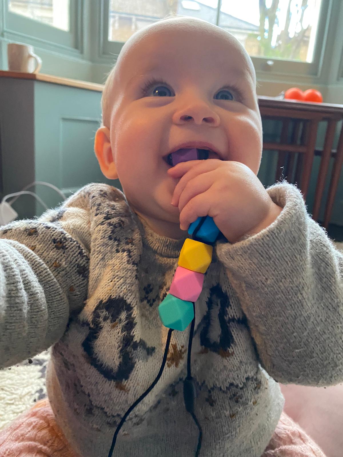 Teething Necklace - Two designs - Made in collaboration with HexNex