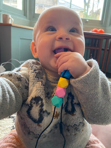 Teething Necklace - Two designs - Made in collaboration with HexNex