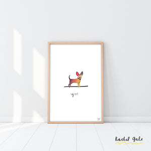 The Doggy Collection Art Prints - 4 designs - A4, unframed, planet friendly materials