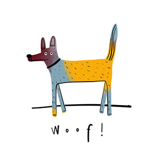 The Doggy Collection Art Prints - 4 designs - A4, unframed, planet friendly materials