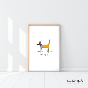 The Doggy Collection Art Prints - 4 designs - A4, unframed, planet friendly materials