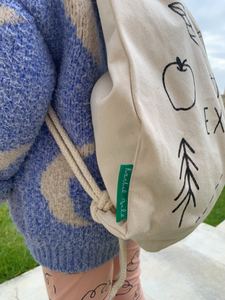 Little Explorer Kids Kit Bag - Organic cotton, screen printed design